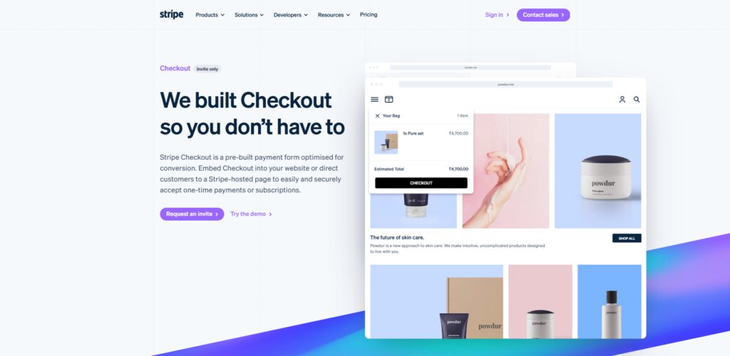 Stripe Checkout: