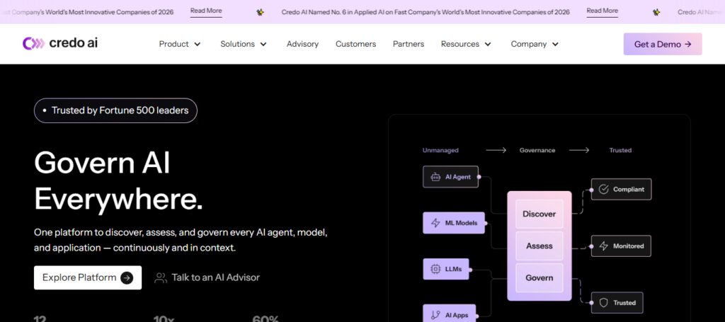 10 Leading Platforms to Audit LLM Bias & Hallucination Risks 8 Credo AI Governance Platform