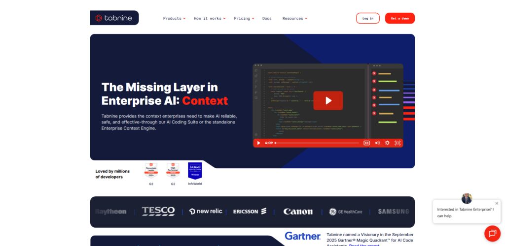 Top 10 AI Coding Assistants That Build Entire Apps from Natural Language 10 Tabnine