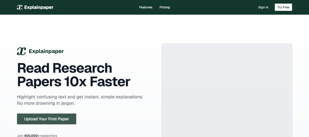 10 Best AI Research Engines for Verified Sources 8 Explainpaper AI