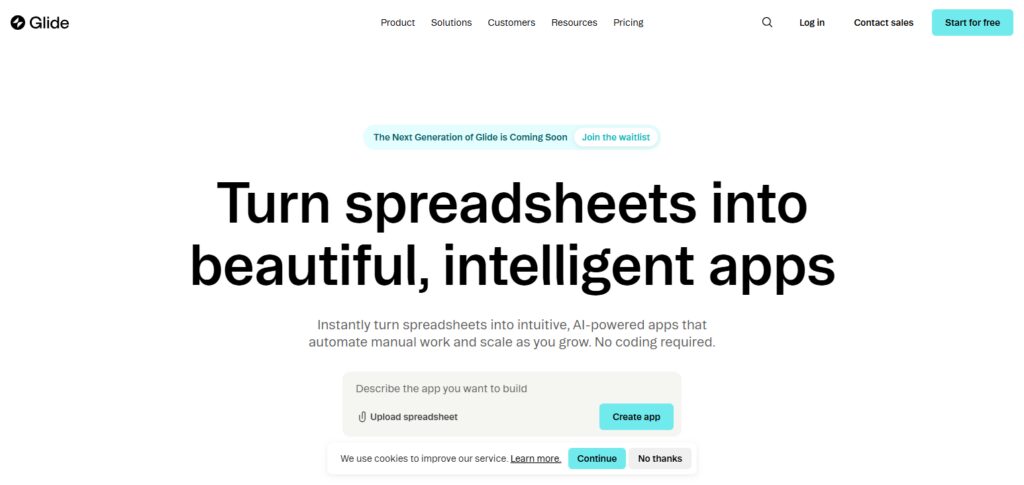 10 Best No-Code AI Platforms for Building Custom Enterprise Solutions 7 Glide