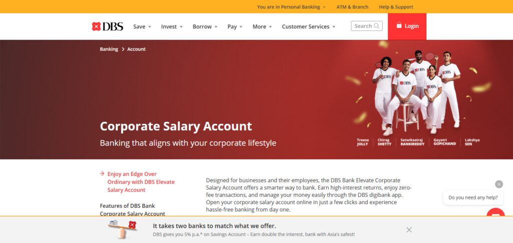 10 Best Salary Accounts with Maximum Benefits 10 DBS Bank Salary Account