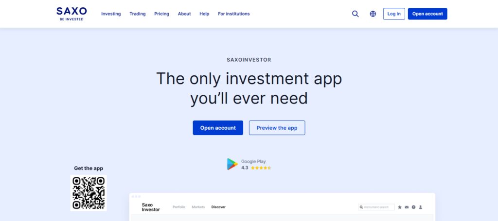 10 Global Trading Apps That Accept Users Worldwide in 2026 2 Saxo Bank Investor App