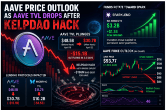 AAVE Price Outlook as Aave TVL Drops After KelpDAO Hack