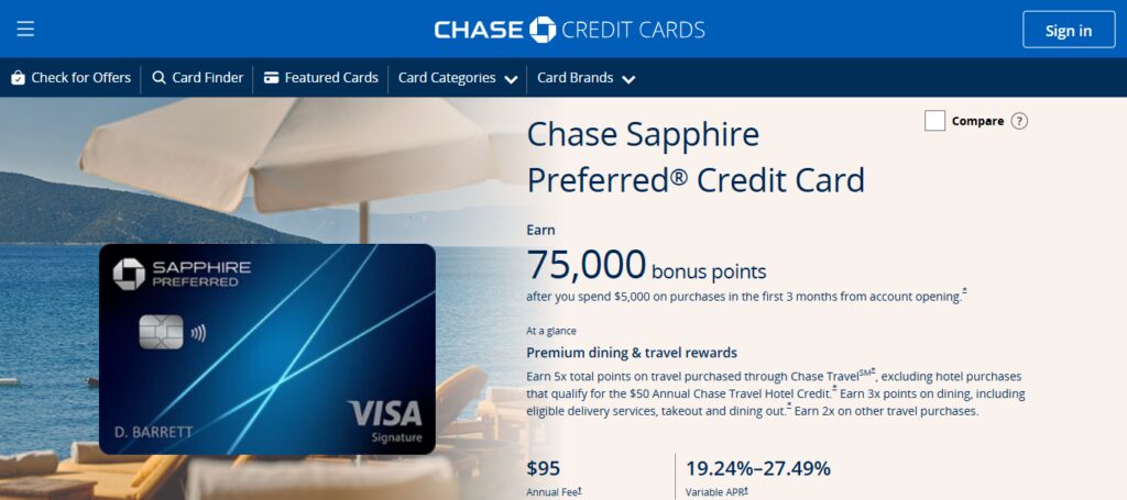 10 Best Credit Cards in 2026 for Cashback & Travel Rewards 2 Chase Sapphire Preferred®