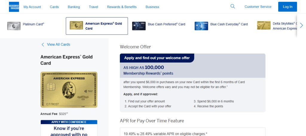 10 Best Credit Cards in 2026 for Cashback & Travel Rewards 4 American Express® Gold Card