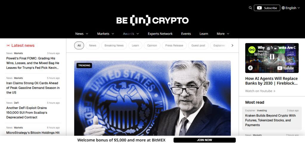 10 Best Crypto Guest Posting Sites for Backlinks (High DA List) 9 BeInCrypto