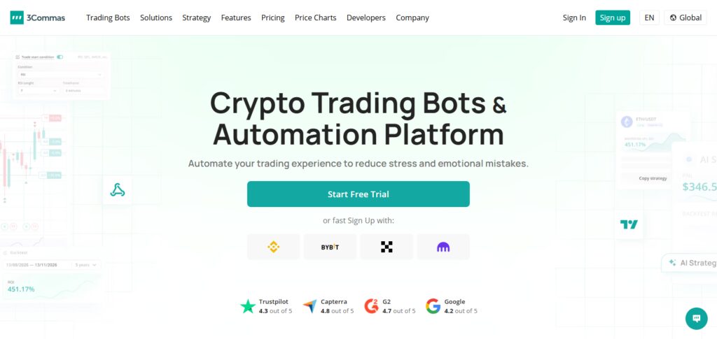 10 AI Tools That Turn Crypto Profits into Automated Savings Plans 5 3Commas
