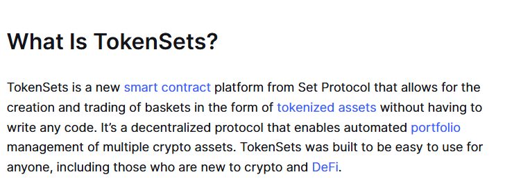 10 AI Tools That Turn Crypto Profits into Automated Savings Plans 7 TokenSets (Enzyme / Set Protocol)