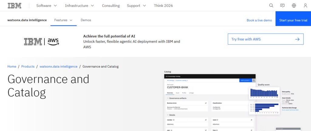 10 Best AI Platforms for Enterprise Data Consistency Monitoring 6 IBM Watson Knowledge Catalog