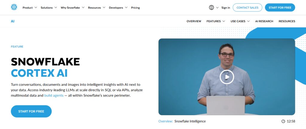 10 Best AI Platforms for Enterprise Data Consistency Monitoring 7 Snowflake Data Cloud + Snowflake Cortex AI