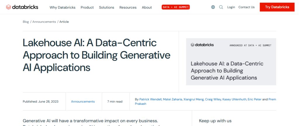 10 Best AI Platforms for Enterprise Data Consistency Monitoring 8 Databricks Lakehouse AI
