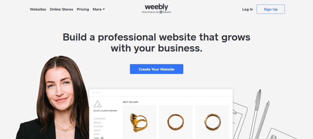 11 Best Wix Alternatives for Creating Stunning Websites 3 Weebly (by Square)