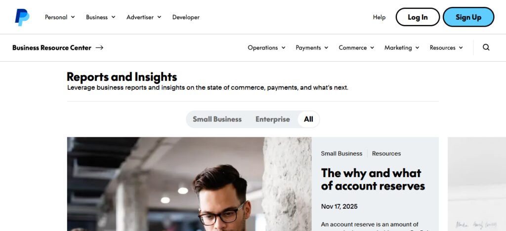 10 Best Merchant Payment Performance Insights Systems 2026 4 PayPal Business Insights
