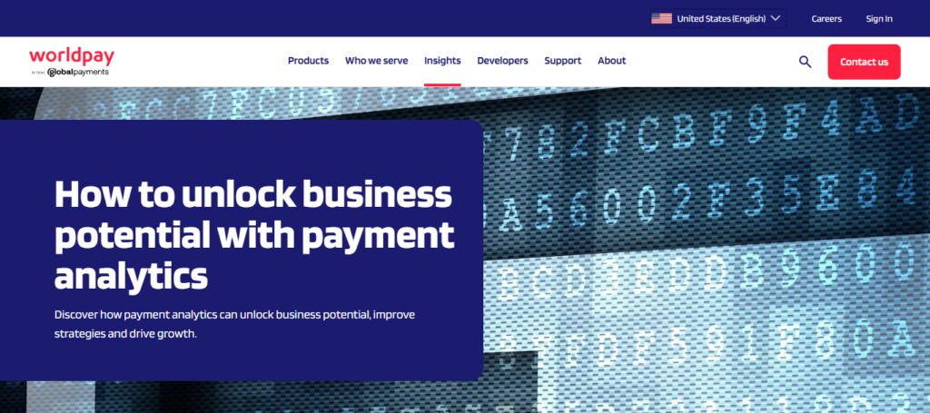Worldpay Analytics