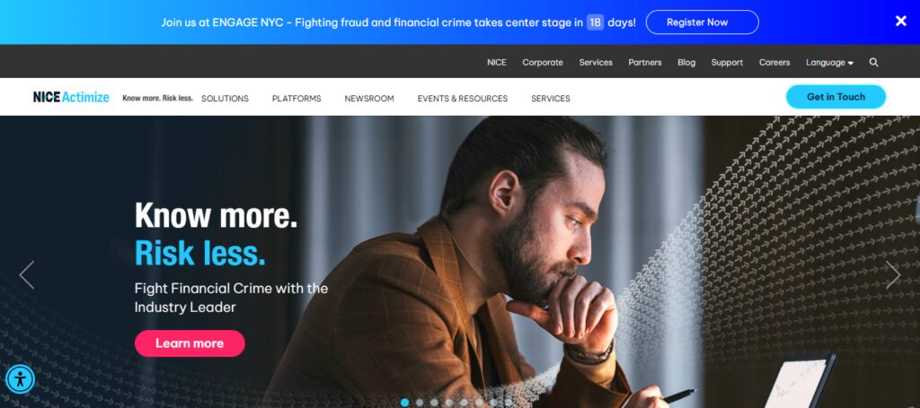 10 Best Tools for Real-Time Payment Health Monitoring 9 NICE Actimize