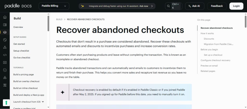 10 Best Systems for Smart Subscription Payment Recovery 9 Paddle Recover