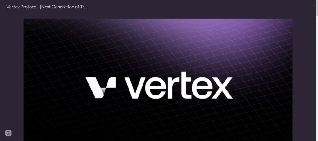 10 Best Crypto Exchange Software with On-Chain Order Book 9 Vertex Protocol