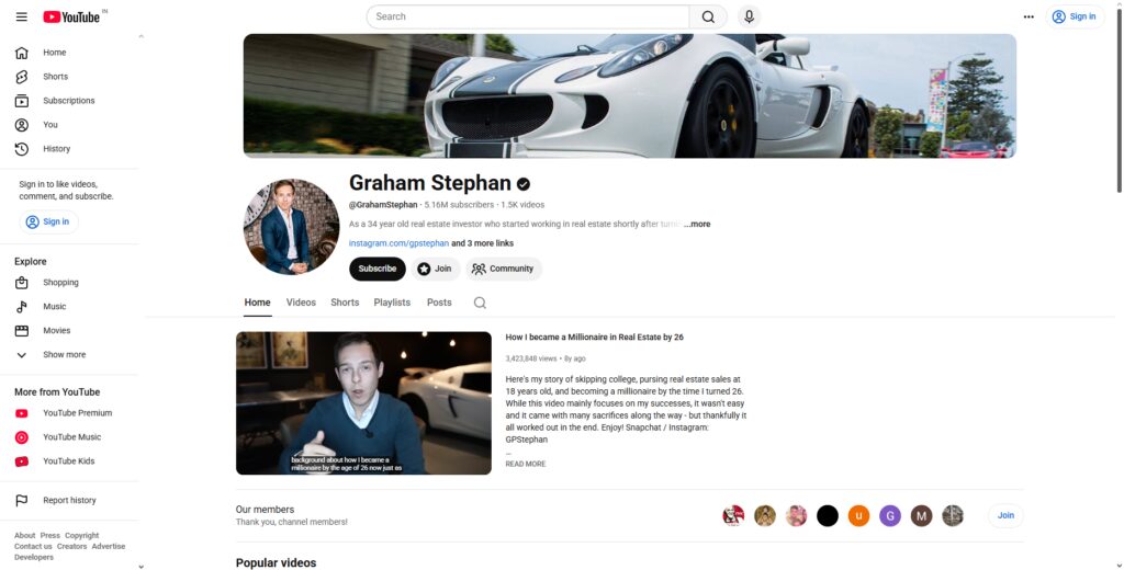 9 Famous YouTubers Who Lost Everything in the 2026 Liquidity Crunch 2 Graham Stephan