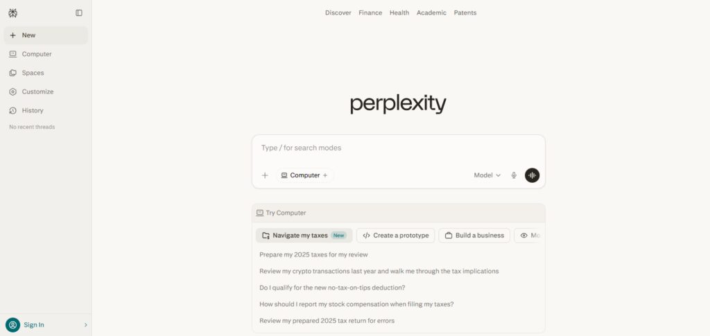 Perplexity AI