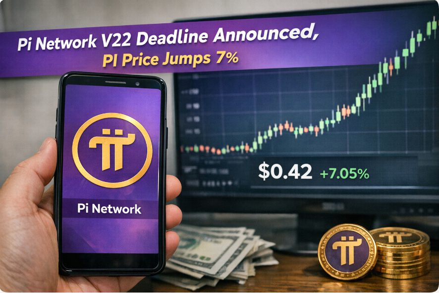 Pi Network V22 Deadline Announced, PI Price Jumps 7% 3 Pi Network V22 Deadline Announced, PI Price Jumps 7%