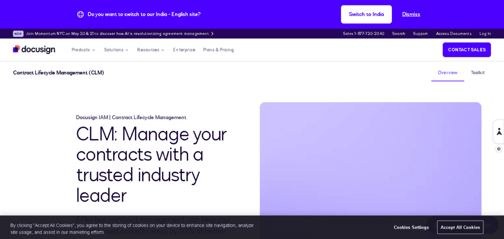 DocuSign CLM (Seal Software AI)