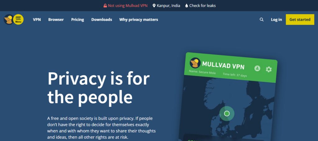 Top 10 Stealth VPNs for Travel in Strict Firewall Countries 9 Mullvad VPN