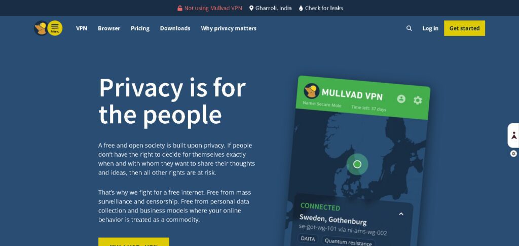 10 Best VPNs for Competitive Gaming: Lowering Ping in League of Legends & CoD 11 Mullvad VPN