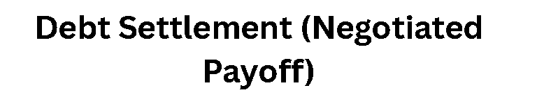 Debt Settlement (Negotiated Payoff)