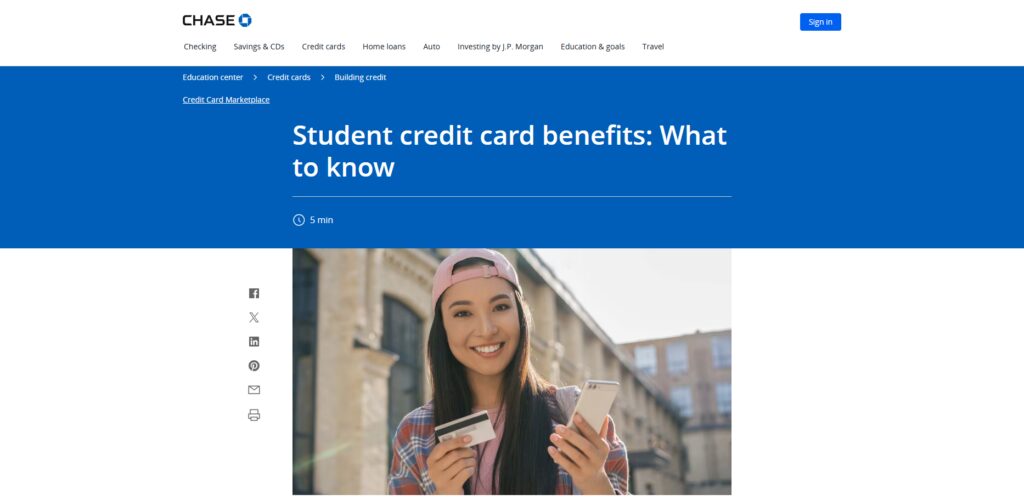 Top 10 Best Cashback Credit Cards Offered by Chase and Amex 10 Chase Freedom Student®