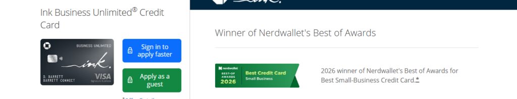 Top 10 Best Cashback Credit Cards Offered by Chase and Amex 5 Chase Ink Business Unlimited®
