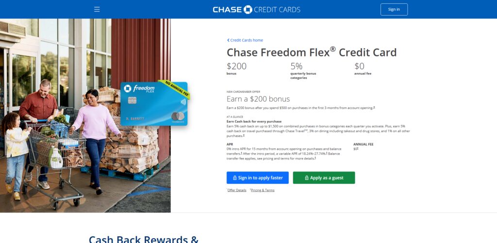Top 10 Best Cashback Credit Cards Offered by Chase and Amex 3 Chase Freedom Flex®