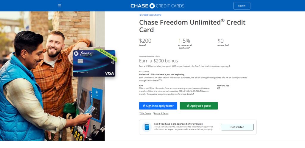 Top 10 Best Cashback Credit Cards Offered by Chase and Amex 2 Chase Freedom Unlimited®