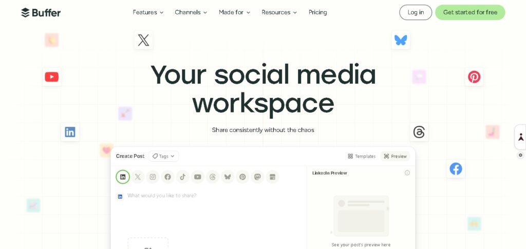 10 Best AI Agents for Automated Social Media Management 3 Buffer