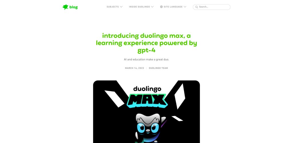 10 Best AI Tutoring Agents for Personalized Learning Pathways 3 Duolingo Max