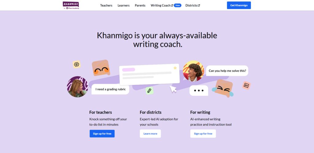 10 Best AI Tutoring Agents for Personalized Learning Pathways 2 Khanmigo