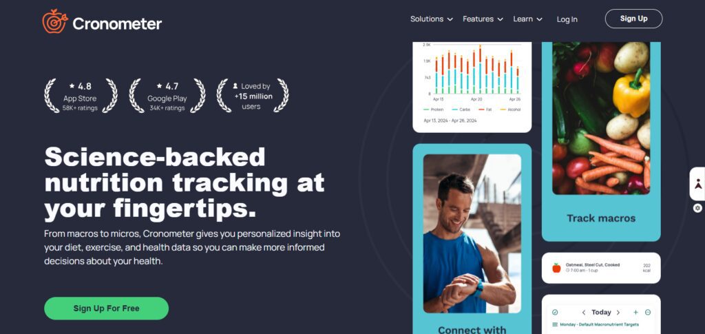 10 Best Health Tracking Apps With Smart AI Features in 2026 10 Cronometer