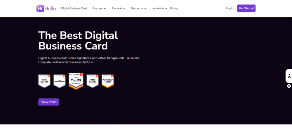10 Best Digital Business Card Apps for Professionals in 2026 2 HiHello
