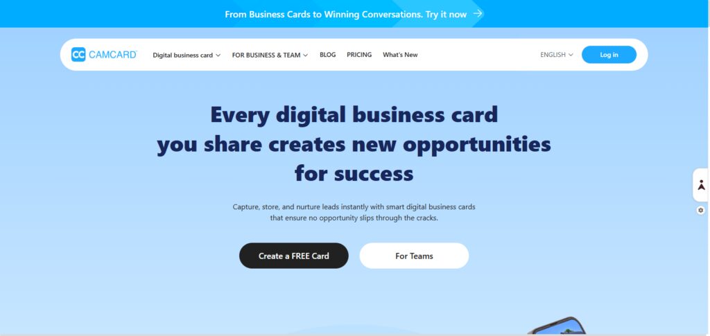 10 Best Digital Business Card Apps for Professionals in 2026 6 CamCard