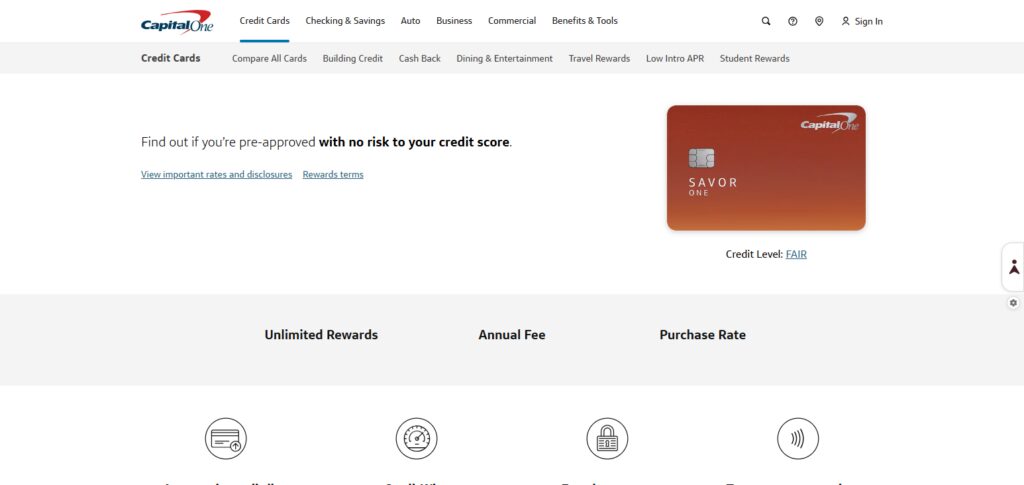 10 Best Credit Cards for Cashback, Travel & Online Shopping 11 Capital One SavorOne Card