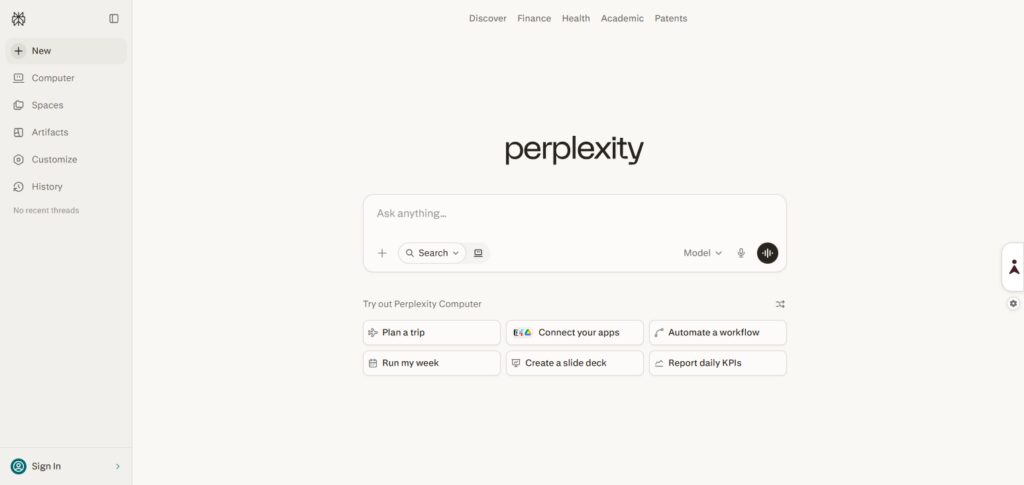 10 Best AI Search Engines Competing With Google Search in 2026 2 Perplexity AI