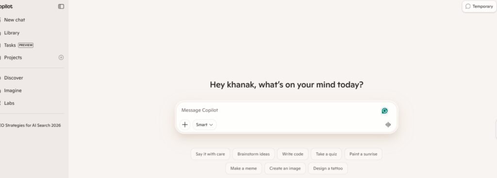 10 Best AI Search Engines Competing With Google Search in 2026 3 Microsoft Bing Copilot