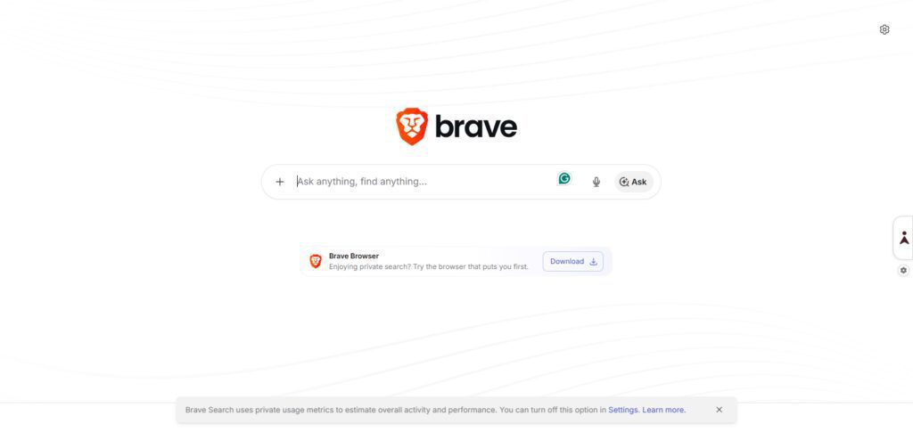 10 Best AI Search Engines Competing With Google Search in 2026 5 Brave Search