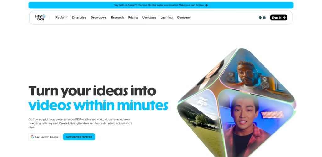 10 Best AI Video Tools Replacing Traditional Content Jobs 2026 11 HeyGen