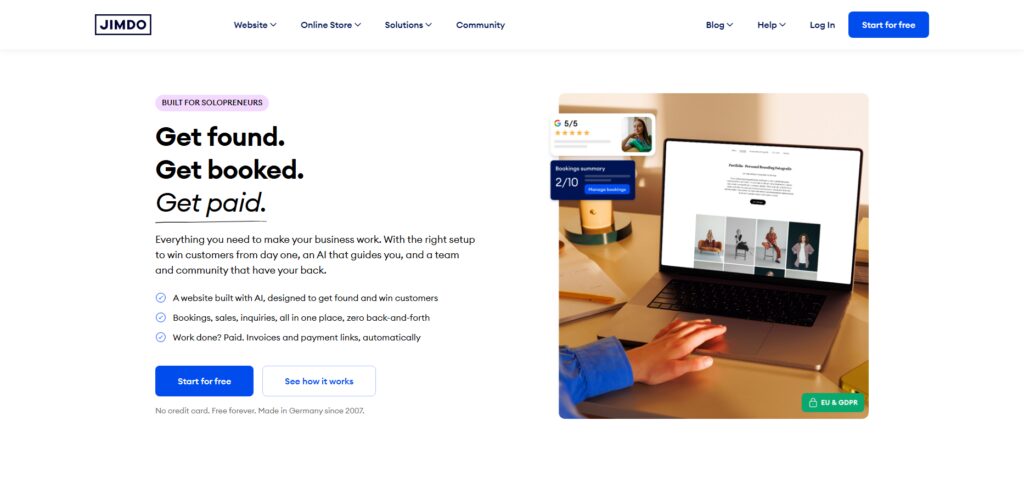 10 Best AI Website Builders Replacing Traditional Web Development Services 10 Jimdo Dolphin