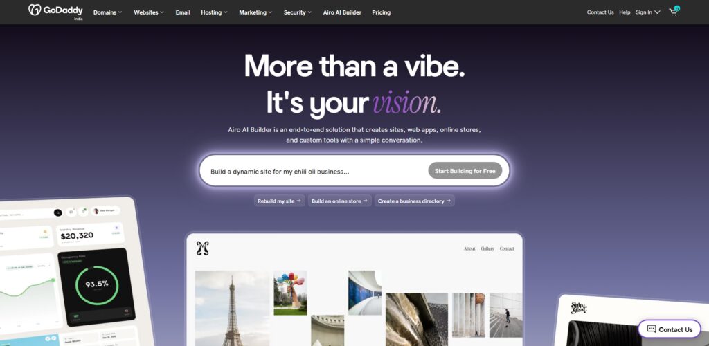 10 Best AI Website Builders Replacing Traditional Web Development Services 11 GoDaddy Website Builder