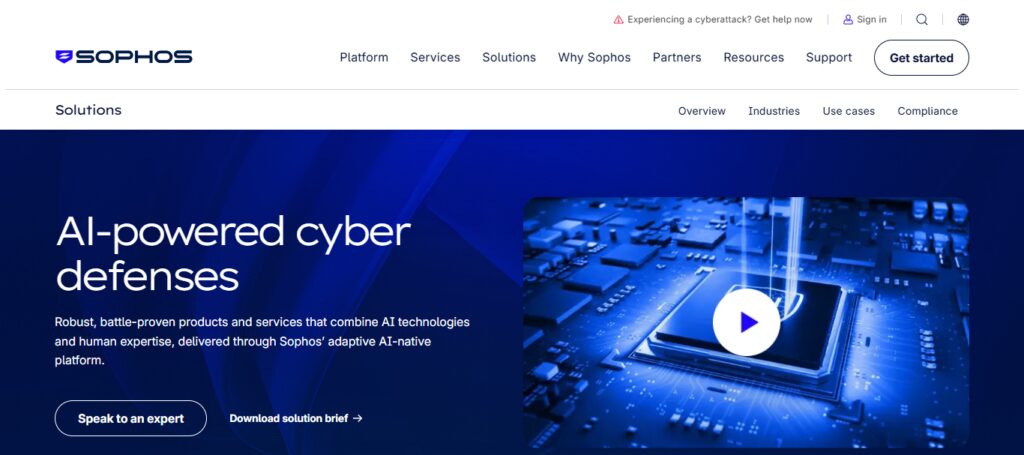 10 Best AI Cybersecurity Tools to Protect Businesses Online 9 Sophos Intercept X AI