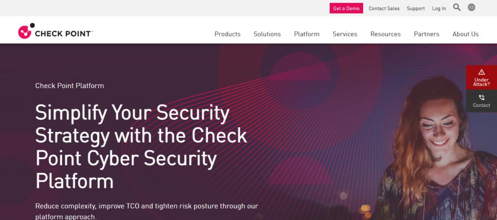 10 Best AI Cybersecurity Tools to Protect Businesses Online 10 Check Point Infinity AI