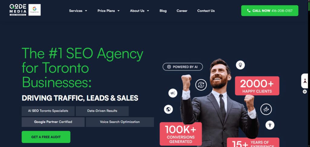 10 Best Canadian SEO & GEO Agencies for E-commerce Growth 11 Qode Media