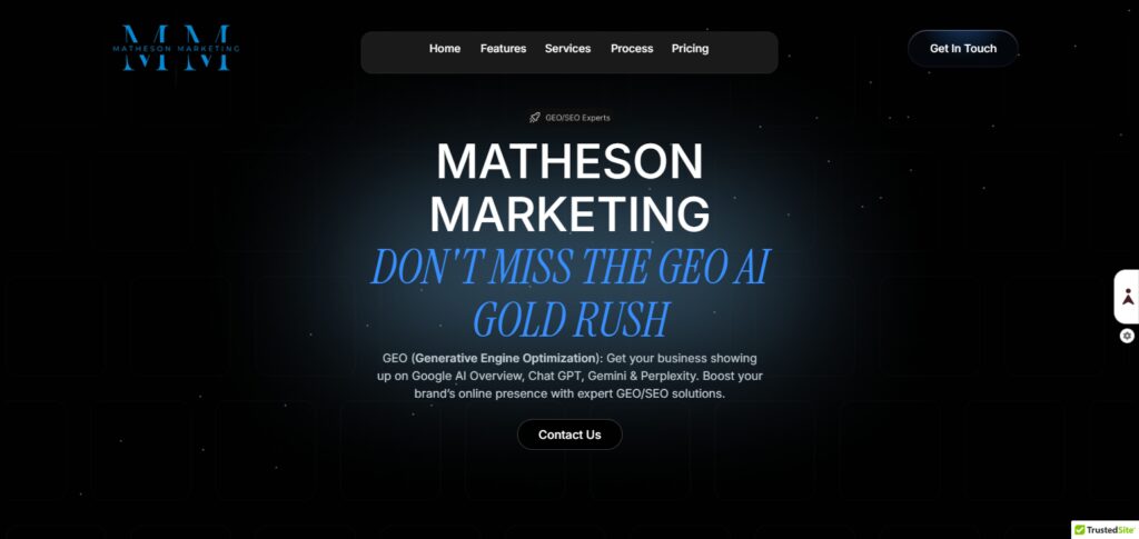 10 Best Canadian SEO & GEO Agencies for E-commerce Growth 2 Matheson Marketing